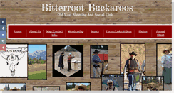 Desktop Screenshot of bitterrootbuckaroos.com