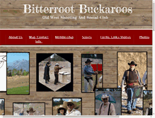 Tablet Screenshot of bitterrootbuckaroos.com